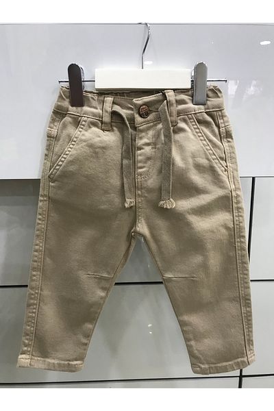 Çikoby Baby Boy Elastic Waist Buttoned Chino Pants