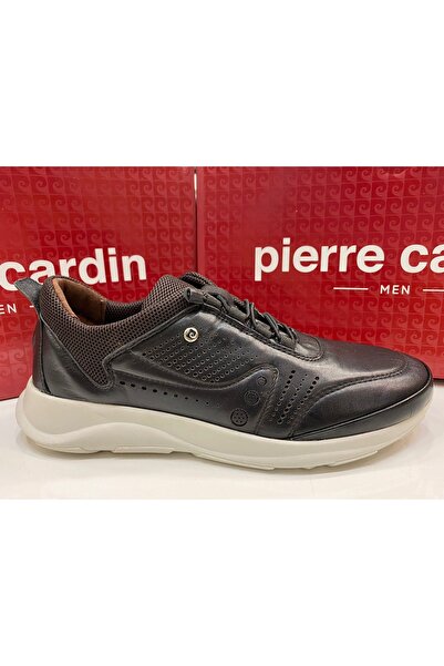 Pierre Cardin أحذية كاجوال للرجال مصنوعة من الجلد الطبيعي ونعل خفيف