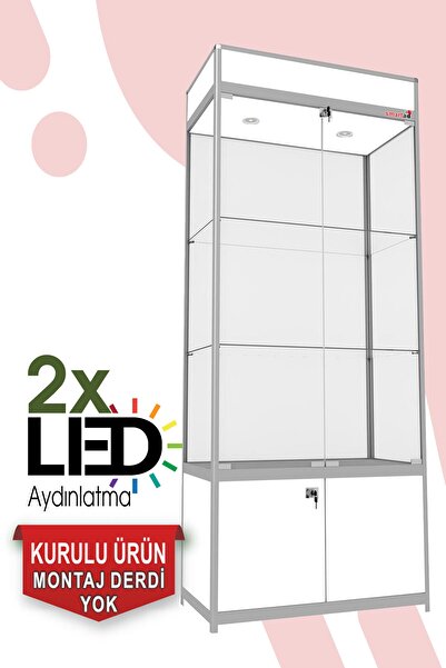 Medyanet Camlı Vitrin - Camlı Dolap - Camlı Koleksiyon Vitrini - Teşhir Vitri...