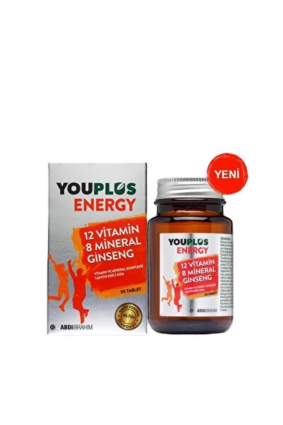 Youplus Energy Vitamin Ve Mineral Kompleksi 30 Tablet
