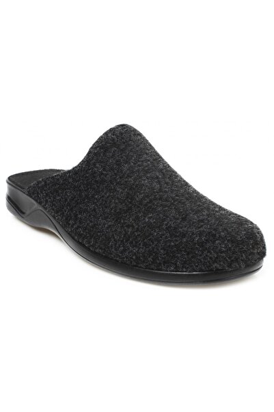 Muya 31804 Arven Closed Front House Slippers Smoked Men's Slippers