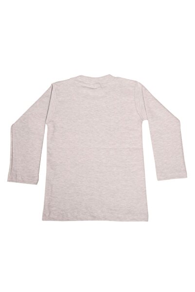 Yeni Işık Tekstil 4-5 Years Gray Lycra Kids T-Shirt and Bodysuit
