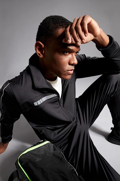 DeFacto Slim Fit Skuba Diving Fabric Cardigan