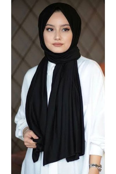 HAR-UM Ticaret شال قطن ممشط أسود