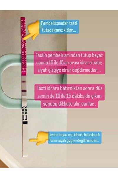 İnnovita 30 Adet Ovulasyon Testi 2 Adet Ultra Hızlı Gebelik Testi