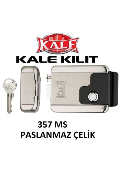Kale Kilit 357ms Tirajlı Elektrikli (70mm Silindirli) Apartman Dış Kapı Kilid...