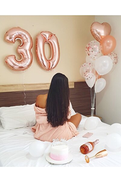 MFM Σετ μπαλόνια από αλουμινόχαρτο για πάρτι 30 ετών
