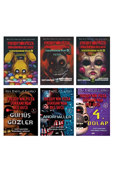 Olimpos Yayınları Freddy'nin Pizza Dükkanında Beş Gece Serisi 6 Kitap Set