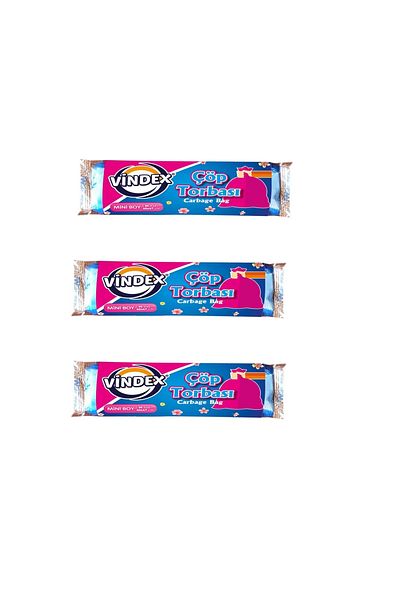 Vindex Garbage Bag Mini Size 3 Pack