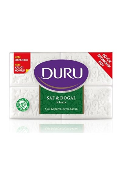 Duru Kalıp Sabun Saf - Doğal Klasik 200 gr x 4 Adet