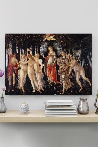 Postermanya Ilkbahar Primavera Botticelli Sanatsal Poster