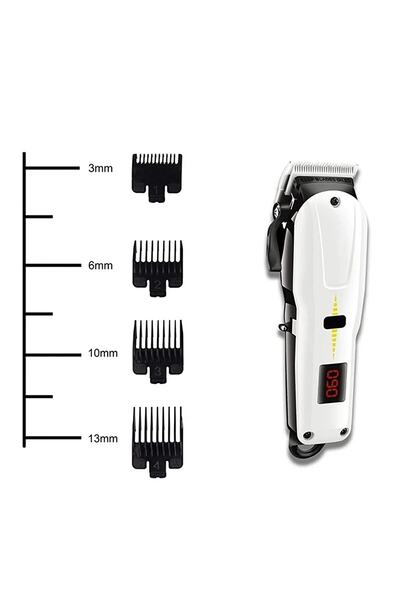 Gemei Şarjlı Saç Sakal Kesme Tıraş Makinesi