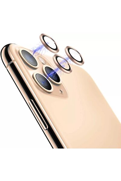 EDELFU Iphone 11/12/12 Mini Uyumlu Alüminyum Alaşım Sıvı Dayanıklı Kamera Len...