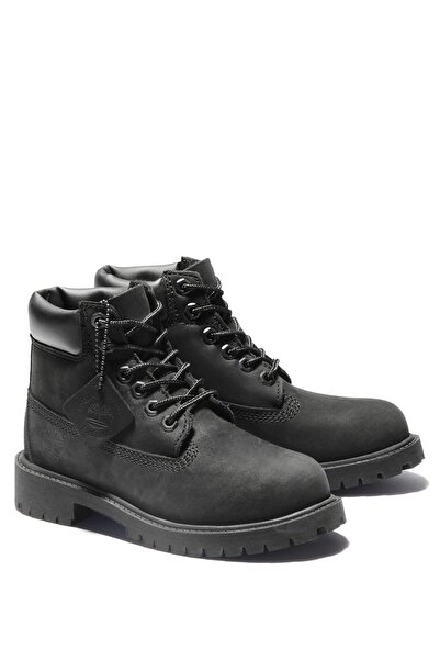 Timberland 6 in Premium Wp Boot Black Unisex Kids Outdoor Boots