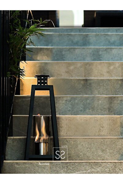 Lassori Bıofener Bıoethanol Taşınabilir Dekoratif Şömine ( Kısa )