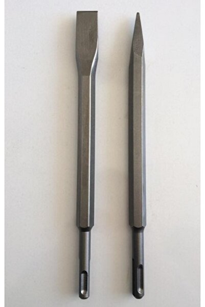 Ozs Sds Plus Keski Murç 250mm Sivri Yassı Keski Kırıcı Delici 2 Parça