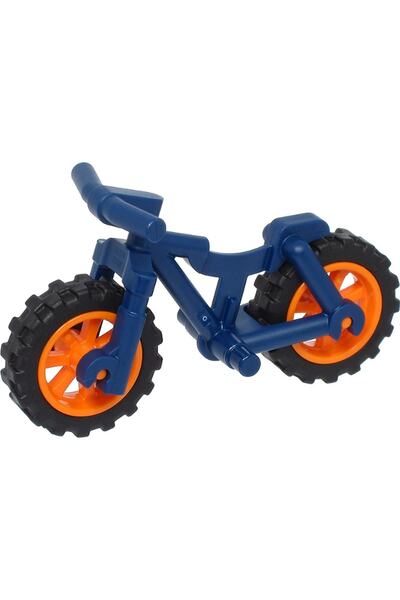 LEGO Orjinal Aksesuar Custom Moc Minifigür Minifigure Bicycle Lacivert Dağ Bi...