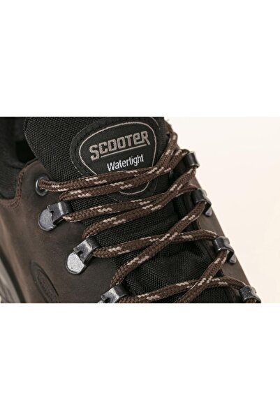Scooter Αδιάβροχα Δερμάτινα Καφέ Ανδρικά Παπούτσια εξωτερικού χώρου M1230cko