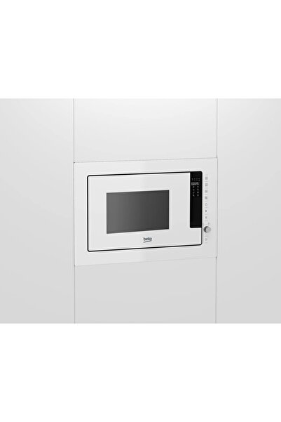 Beko Bmc 2520 B Beyaz Cam Ankastre Mikrodalgalar