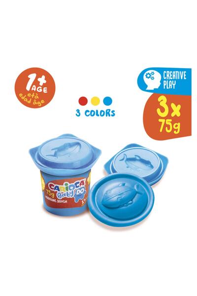 CARIOCA Bebek Oyun Hamuru 3 Renk 75gr