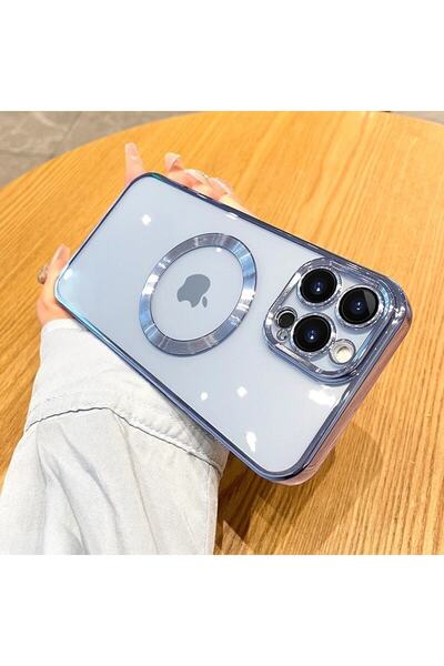 m.tk moveteck Apple Iphone 12 Uyumlu Kılıf Manyetik Kaplama Magsafe Uyumlu Pa...