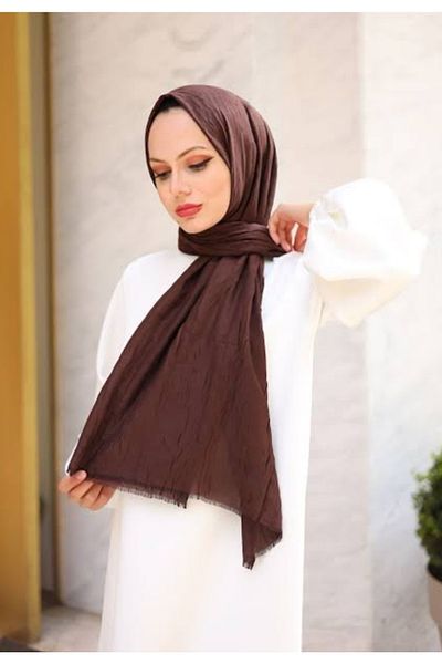 Narine Bamboo Kraş Σάλι-καφέ