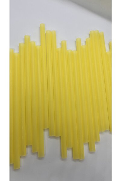 Bursa Pipet Sarı Bubble Tea Frozen Smoothie Ve Milkshake Uyumlu Pipet Kalın Kokteyl Pipet 50 Adet