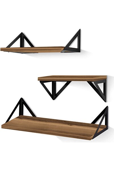 janiyeva - Üçgen Raf Kitaplık Rafı Duvar Dekorasyon Rafı Banyo Mutfak Rafı Sa...