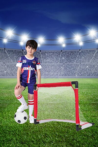 Bundeba Minyatür Futbol Kalesi Plastik Japon Kale Full Set Ev Park Bahçe Kale Oyun Seti Aktivite Oyuncağı