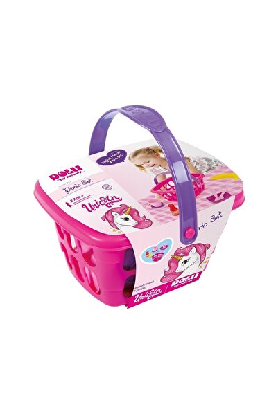 DOLU OYUNCAK 2517 Unicorn Küçük Piknik Sepeti -Dolu