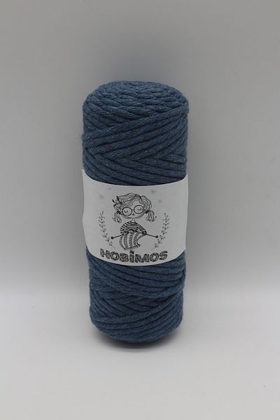 Hobimos Τυφλό Macrame 100% βαμβάκι 3 mm Μονό στριφτό 250 γραμμάρια 75 μέτρα