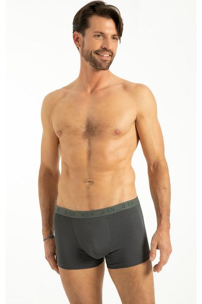 by İGP Men's Anthracite Soft Bamboo Boxer Briefs