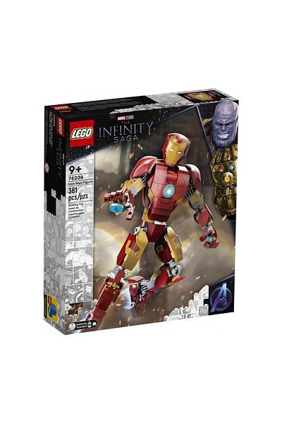 LEGO Iron Man Figure - 381 Pieces, for Those Who Are 9