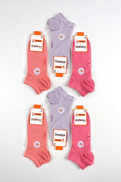 Dündar Γυναικείες κάλτσες 3 συσκευασιών Plus Modal χωρίς ραφές, μαλακές πλένονται αρωματικές μποτάκια