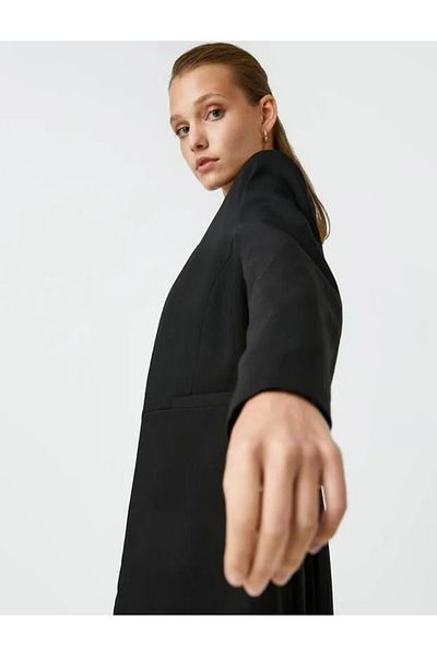 Koton Blazer - Schwarz - Relaxed Fit