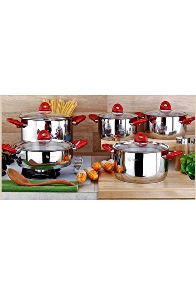 Öncü 10 Pcs Çelik Tencere Seti