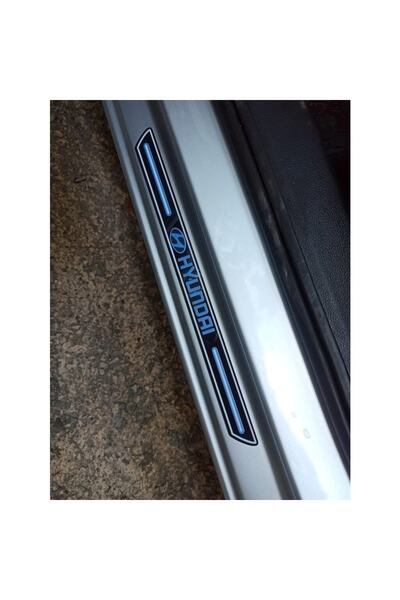 Genel Markalar Hyundai Accent Blue Pleksi Kapı Eşiği Ön Arka 4'lü Set Piano B...