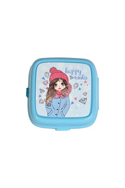 Mikro Happy Winter Beslenme Kutusu Bk-04 - Mavi
