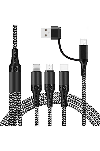 Ally Mobile Ally Pd Iphone Li?ghtni?ng, Type-c, Mi?kro Hızlı All In 1 Şarj Ka...