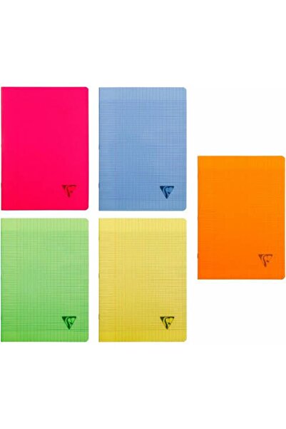 Clairefontaine Linicolor Stapled A5 Çizgili Defter 96 Sayfa Çeşitli Renkler