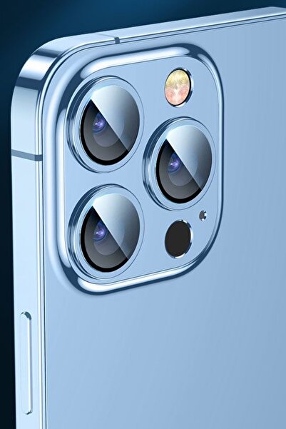 ucuzmi Iphone 12 promax Uyumlu Kamera Lens Koruyucu Cam Yuvarlak Lazer Kesim ...