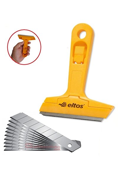 Depolife Cam Ocak Kazıma Bıçak Seti 100mm Kalıntı Temizleme Sıyırma Aleti Pro...