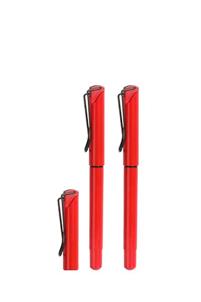 imo medya Red 2-Piece Ballpoint Pen Semi Gel Ink