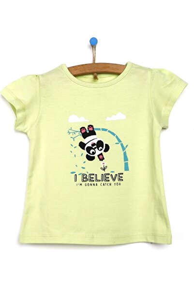 ebebek Hello Baby Kız Bebek Basic Pamuklu T-shirt
