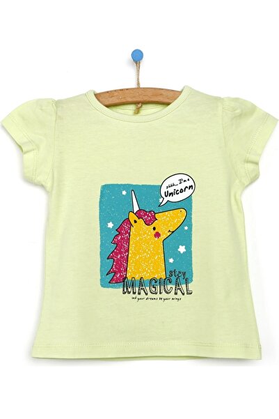 ebebek Hello Baby Kız Bebek Basic Pamuklu T-shirt
