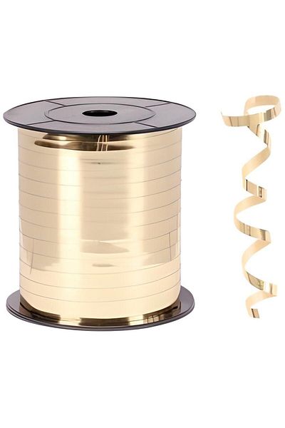 DÜVENCİ TİCARET 8 Mm x 200 M Metallic Gold Raffia Ribbon