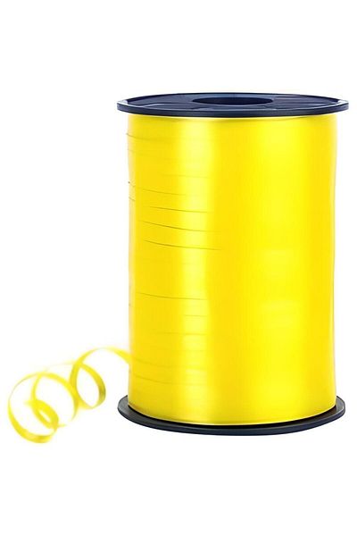DÜVENCİ TİCARET Pastel Yellow Raffia Ribbon 8 Mm X 200 M