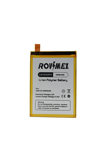 Rovimex Sony Xperia Z5 Premium (e6853) Batarya Pil Uyumlu