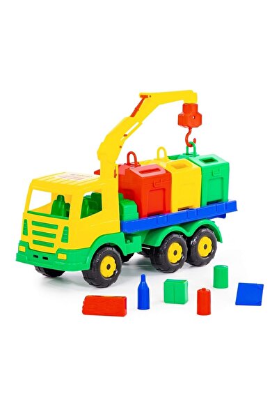Polesie Oyuncak Çöp Konteyner Taşıyıcı Oyuncak Vinç