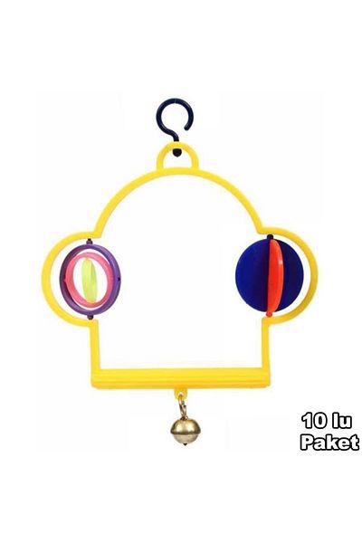 Fit Fly Frilly Bell Swing for Birds